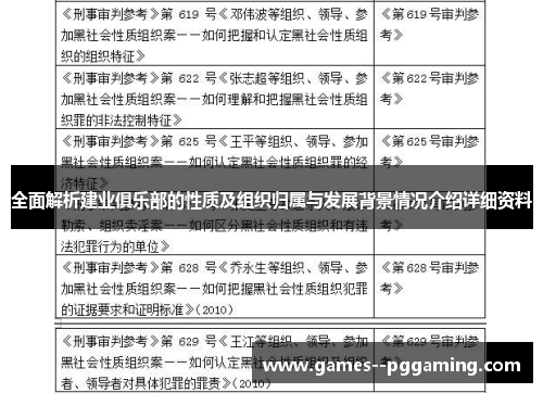 全面解析建业俱乐部的性质及组织归属与发展背景情况介绍详细资料