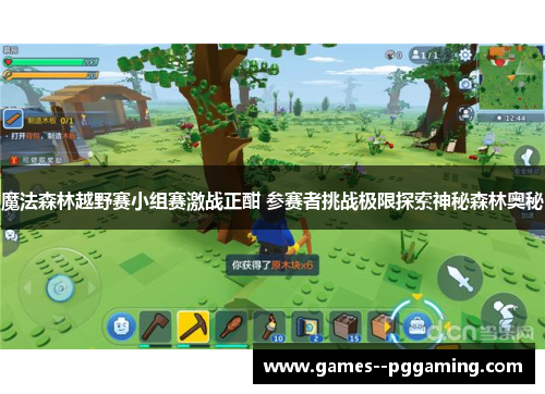 魔法森林越野赛小组赛激战正酣 参赛者挑战极限探索神秘森林奥秘